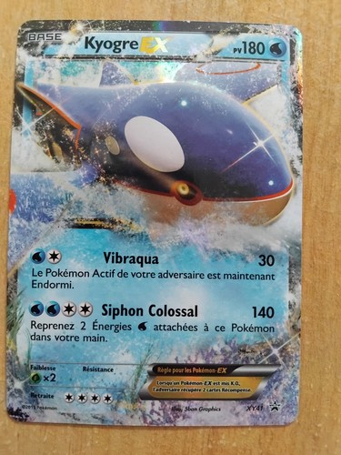 Carte pokémon kyogre promo - pokémon,