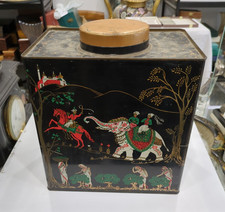 Grande Boîte À Thé Ancienne