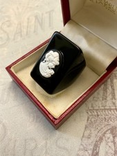Ancienne bague large bakelite - ancienne,