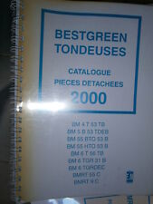BESTGREEN tondeuses : catalogue pièces 2000