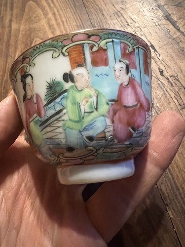 Tasse porcelaine peinte chine - tasse,