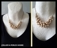 Collier fantaisie à perles