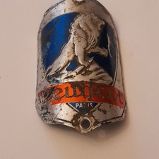 Ancienne plaque vélo PEUGEOT France bicyclette bicycle metal vintage #2