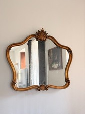 Ancien Miroir Murale Ovale