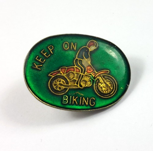 Pin pins keep biking - pin's,