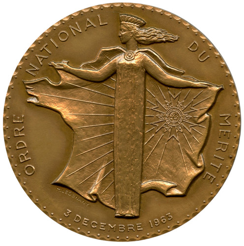 Medaille art deco - medaille, bronze