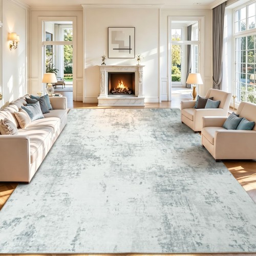Tapis salon gris 200x300cm - salon,