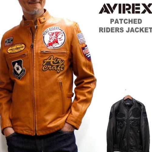Avirex goat leather patch - avirex,