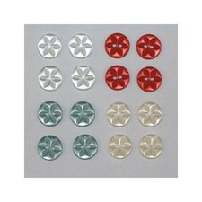 80 x Boutons de Couture Etoile