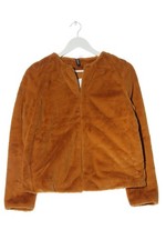 H&M DIVIDED Veste en fausse fourrure Dames Veste T EU 36 orange clair