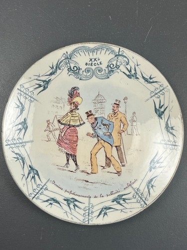 Assiette parlante ancienne - parlante,