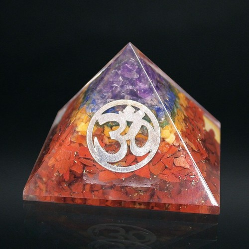 Pyramide orgonite chakras - orgonite,