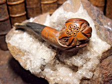 PIPE en bruyère sculptée  type brule gueule  de CHAMONIX