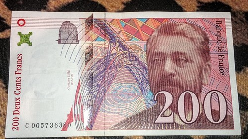 Billet 200 francs eiffel 1996 - eiffel,