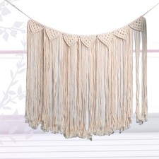  Macramé Tenture murale Rideau Frange Guirlande Bannière Shabby Chic Décoration