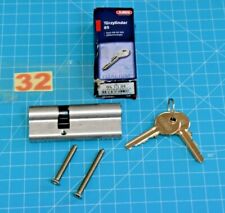 cylindre serrure de porte avec 3 clés ABUS B5LT 30/50mm avec vis 40/50 mm neuf