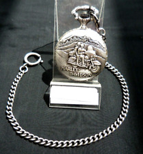 HAUTHENTIQUE Mtr HARLEY DAVIDSON MECANIQUE J-JACOT PATINE ARGENTE,TBEG/FONCTIONS