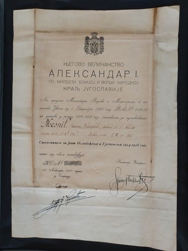 Armée orient diplome de - :,