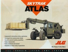 JLG DEFENSE US army brochure catalogue chariot manutention ATLAS militaire rare