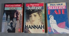 Lot 3 Paul Loup Sulitzer - Kate + Cash ! + Hannah - Le Livre de Poche 1983-88-90
