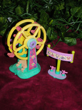 Grande roue + Tourniquet Polly Pocket - Fête Foraine / Fun Fair Rides 'n Surpris