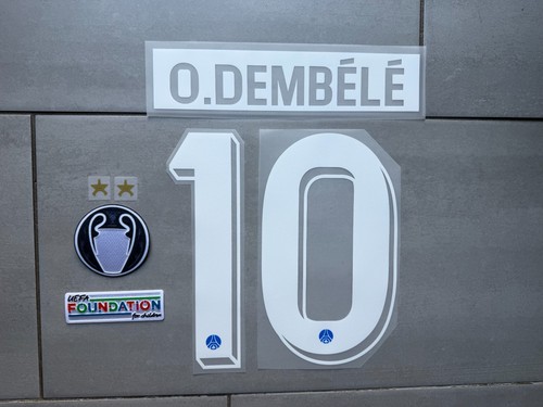 Flocage dembele psg home - dembele,