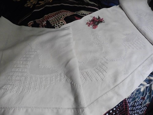 Exceptionnel ancien drap - drap, en