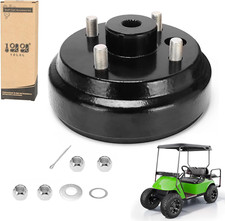 Golf Cart Brake Drum Hub Assembly for EZGO TXT PDS 1982-Up Electric & 1982-1993