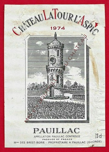 Etiquette label bordeaux - 76/55,