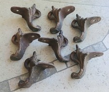 4 GRANDS PIEDS DE PENDULE EN