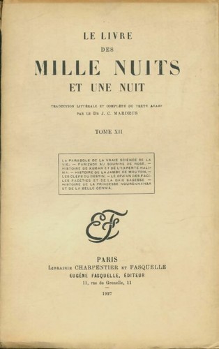 Livre des mille - des, et