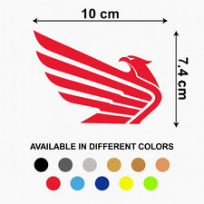 Adhésifs Honda Autocollant Aile Moto 10x7,4 CM Réservoir Personnalisé