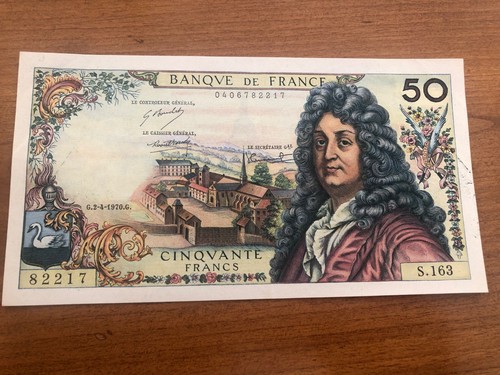 Billet francs racine - 50,