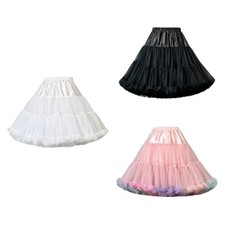 Jupon court tutu pour femme, jupe Lolita pour fête de mariage