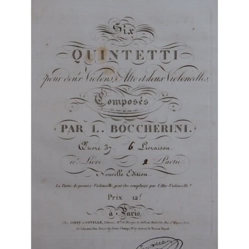 Boccherini luigi six - luigi,