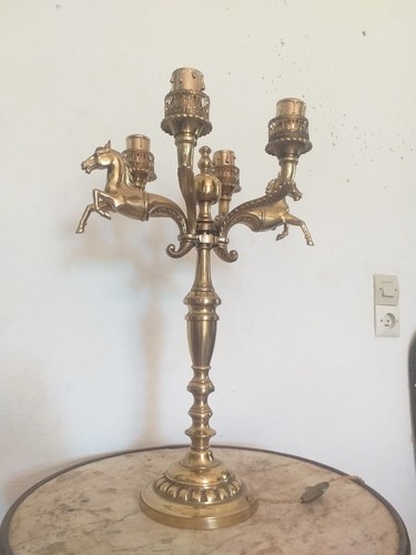 Lampe laiton bronze - laiton,