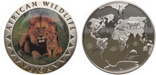 Médaille faune africaine - -,
