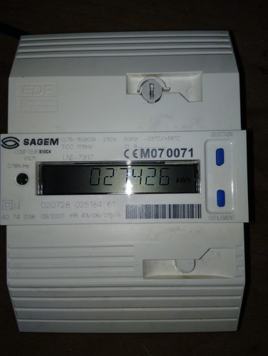 Compteur électrique sagem cbe - électrique,