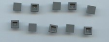 10 x Lego DkStone Tile 1x1 ref