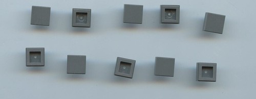 Lego dkstone tile 1x1 - x,