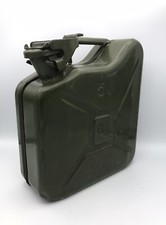 JERRICAN Métal BIDON Vintage 5 Litres Armée militaria - 1989 - Occasion -