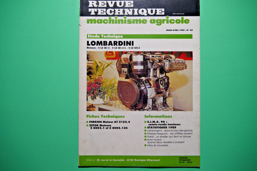 Revue technique machinisme - technique,