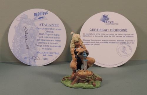 Atalante statuette metal