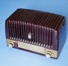 Poste Radio T.S.F PHILIPS BF 231 U en Bakélite °o° Déco Design Vintage années 50