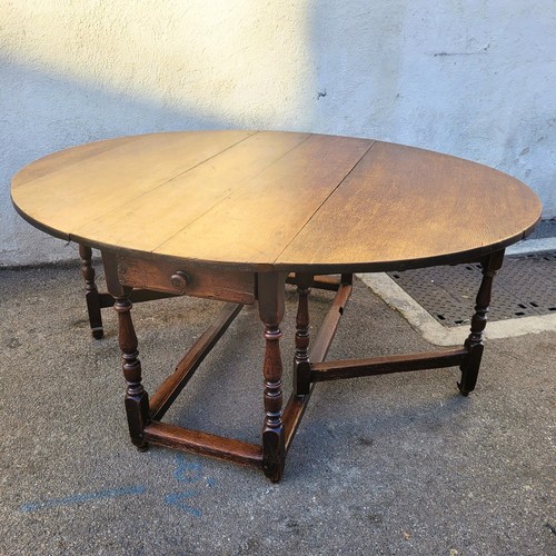 Table gateleg diam - diam, 160cm