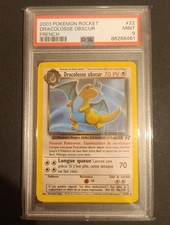 Pokémon Dracolosse Obscur 22/82 PSA 9