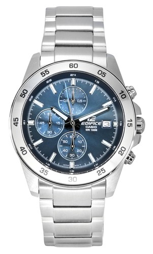 Casio edifice chronograph blue - casio,