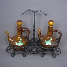 Ancien Service à Huile et Vinaigre Vintage - Made in Spain
