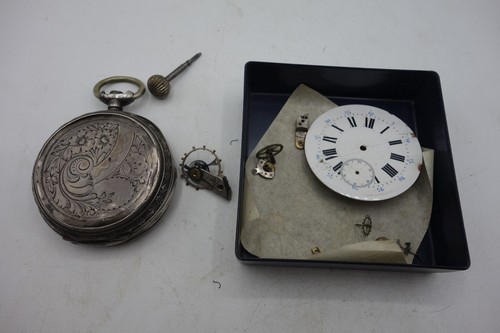 Montre gousset argent - à,