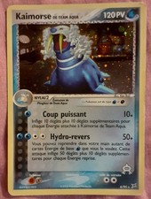 Carte Pokémon Kaimorse Team Aqua 6/95 Holo Reverse Bloc EX FR